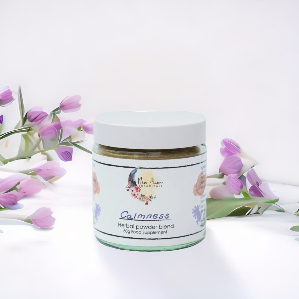 soothing botanical blend with passionflower and chamomile