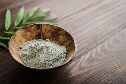 Skin detox at home, how to use green clay.
