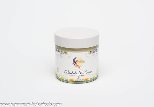 Healing cream for skin with Calendula flowers