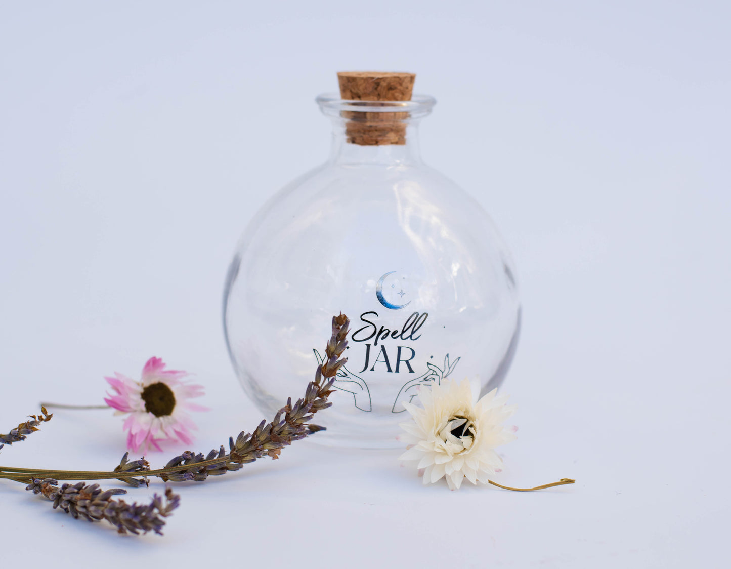 Glass Spell Jar with Recipe Booklet