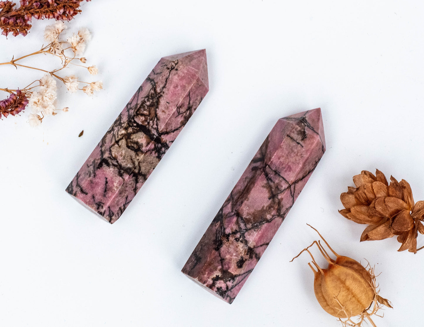 Rhodonite Polished Stone| Self love & Healing | Meditation