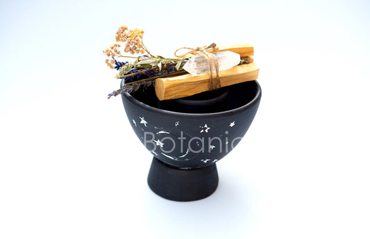 Black Terracotta Smudge Bowl 