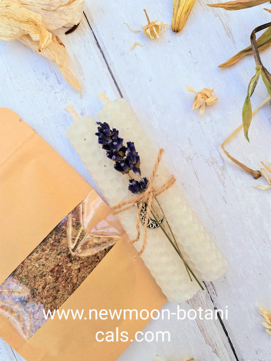 Beeswax Imbolc Candle