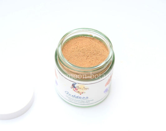feminine herbal powder with shatavari and raspberry leaf