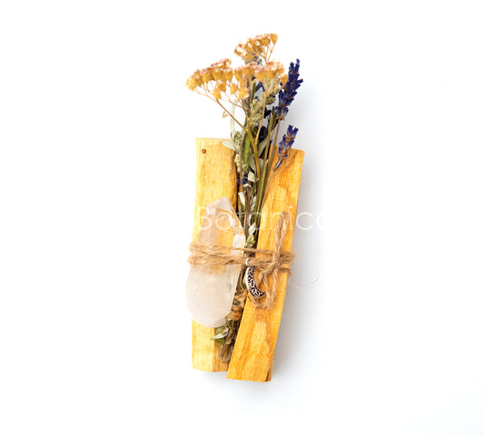 Palo Santo with Quartz crystal